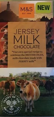 Jersey Milk Chocolate Marks & Spencer 45 g e, code 00028653