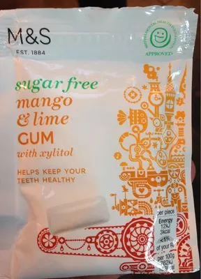 Mango et lime gum M&S , code 00075053