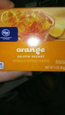 Gelatin dessert Kroger 3 OZ (85g), code 0011110673541
