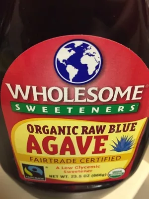 Organic raw blue agave Wholesome , code 0012511212322