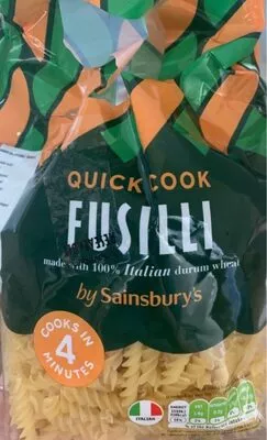 Quick Cook Fusilli Sainsburys,  By Sainsbury's 500g, code 00127196