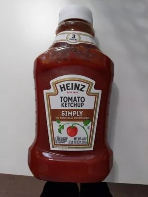 Simply tomato ketchup bottles Heinz 44 oz, code 0013000052528