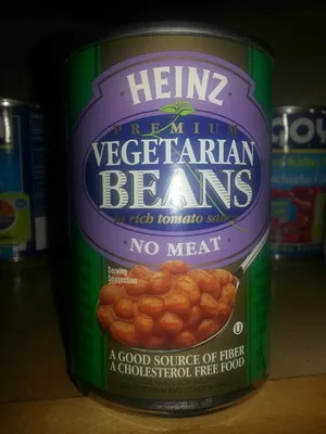 Premium vegetarian beans in rich tomato sauce heinz , code 0013000451604