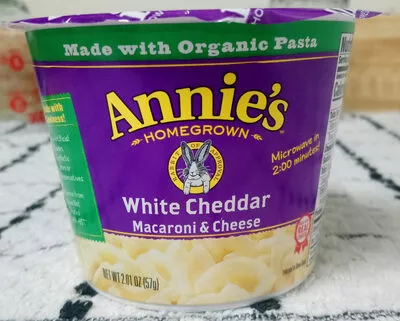 Annie's Real White Cheddar Macaroni and Cheese Micro Cup 4 Pk Annie's , code 0013562001385