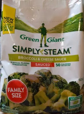 Simply Steam Broccoli & Cheese Sauce Green Giant 22 oz, code 0020000126807