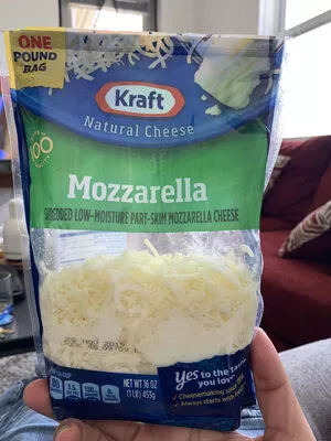 Mozzarella cheese Kraft 1lb, code 0021000053674