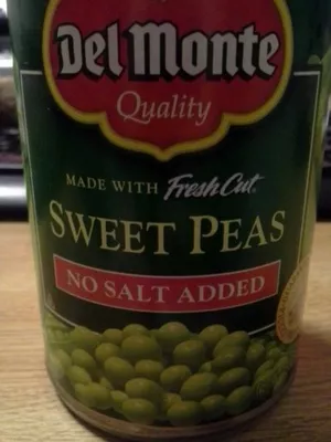 Sweet Peas Del Monte, Del Monte Foods 15 oz (425 g), code 0024000163077