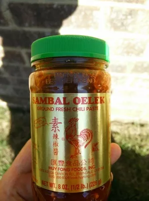 Sambal oelek ground fresh chili paste Sambal Oelex , code 0024463061071