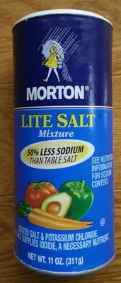 Lite salt Morton 11 OZ (311g), code 0024600010412