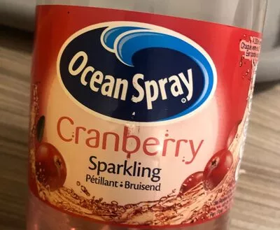 Carbonated beverage with sweeteners, sparkling cranberry Ocean Spray , code 0031200458162