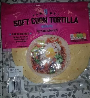 Soft Corn Tortilla By Sainsbury's 320 g, code 00321990