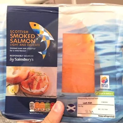 Scottish Smoked Salmon By Sainsbury's , code 00328586