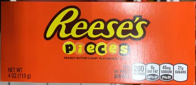 Pieces peanut butter candies Reese s, Hershey's 4 OZ (113 g), code 0034000114702