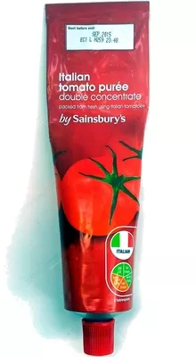 Italian Tomato Purée Double Concentrate Sainsbury's, by sainsbury's 200g, code 00359047