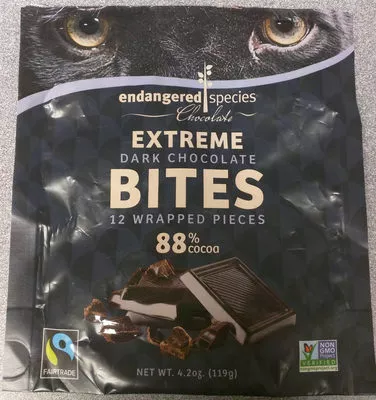 Chocolate bites Endangered Species 119 g, code 0037014325010
