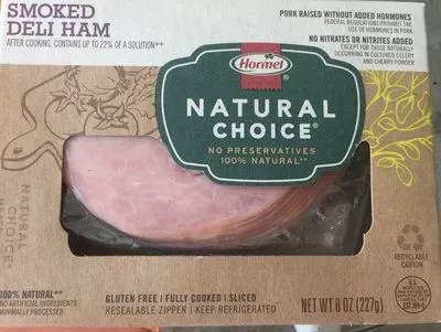 Natural choice smoked ham Hormel 8 Oz / 227 g, code 0037600132824