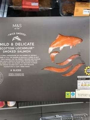 Mild And Delicate Scottish Lochmur Smoked Salmon Marks And Spencer , code 00394208