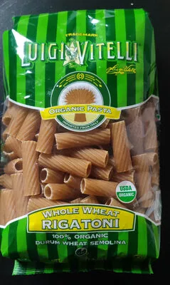 Organic Whole Wheat Rigatoni Luigi Vitelli 1 lb/454 g, code 0041486100273