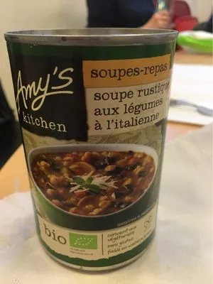 Soupe rustique aux legumes a l'italienne Amy's kitchen 400 g, code 0042272006168