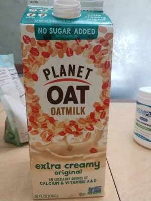 Original extra creamy oatmilk, original planet oat , code 0044100156199
