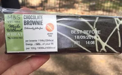 Chocolate Brownie Made Without Wheat Marks & Spencer , code 00462129