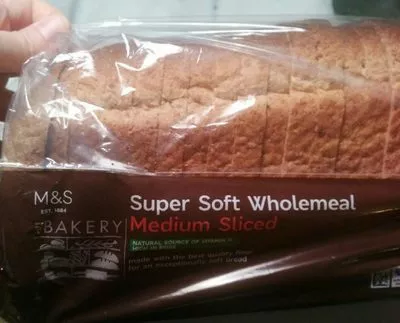 Super soft wholemeal M & S , code 00515221