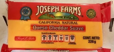 Queso cheddar suave Joseph Farms 226 g, code 0052833120004