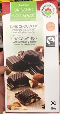 Dark chocolate with roasted almonds Compliments 100 g, code 0055742512533
