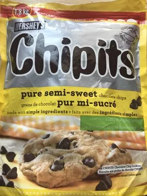Chipits pure semi-sweet chocolate chips Hershey’s 1.8 kg, code 0056600902299