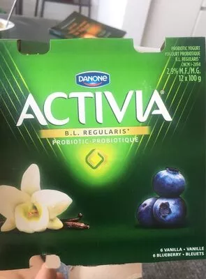 Activia yoghurt Danone 12 x 100 g, code 0056800430301