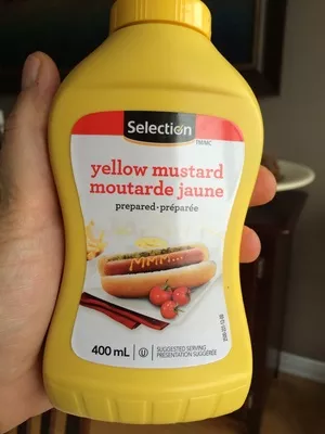 Moutarde jaune préparée Selection 400 mL, code 0059749932264