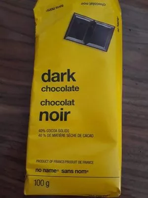 Chocolat noir 40% no name 100 g, code 0060383042400