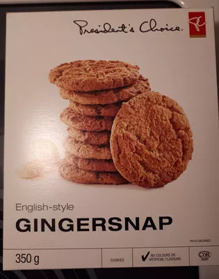 English-style gingersnap Président's Choice 350g, code 0060383768195