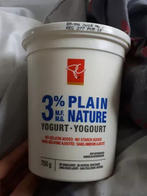 Plain m f yogurt yogourt 750g, code 0060383873271