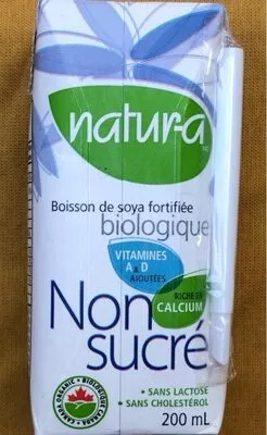boisson de soya fortifiée Natura 200 ml, code 0063667506018