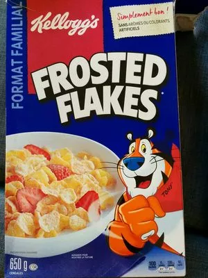 Frosted flakes cereal Kellogs' 650 g, code 0064100108219