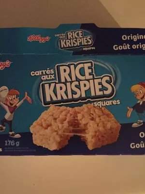 Barres De Céréales Rice Krispies (original) Kellogg’s 8 barres, code 0064100389007