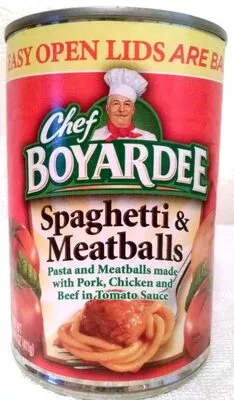 CHEF BOYARDEE Spaghetti And Meatballs, 14.5 OZ Chef Boyardee 411g, code 0064144043224