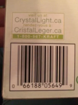 Cristal léger  Kraft  30.9 g, code 0066188056499