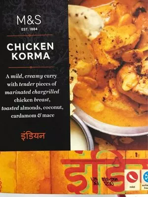 Chicken Korma Marks & Spencer , code 00670890