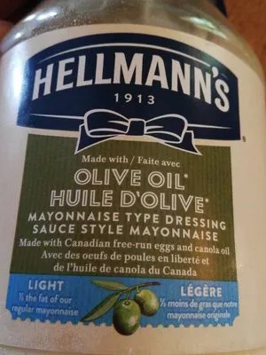Olive oil mayonnaise type dressing Hellmann's 890ml, code 0068400158066