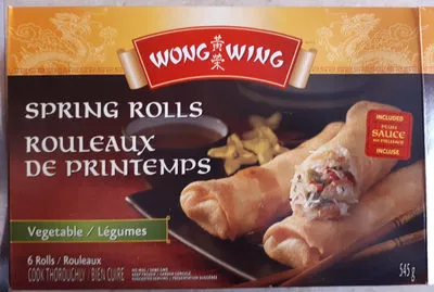 Wong Wing Spring Rolls McCain food Inc. 545 g, code 0069459012040