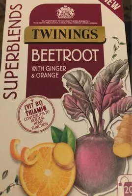 Beetroot tea with ginger and orange Twinings , code 0070177225896