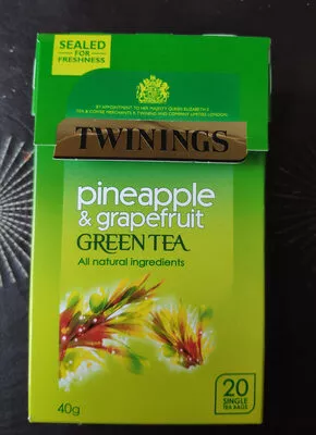 Pineapple & Grapefruit Green Tea Twinings 40g, code 0070177248512