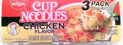 Chicken flavor ramen noodle soup Nissin, Nissin Foods(Usa) Co.  Inc. 3x 2.25 oz, code 0070662030332