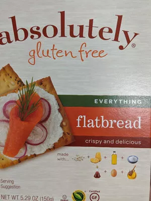 Absolutely gluten free, flatbread Absolutely Gluten Free , code 0073490180033