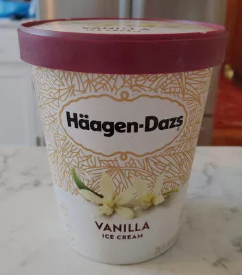 Vanilla ice cream, vanilla Haagen-Daz 28 fl oz (828 ml), code 0074570007004