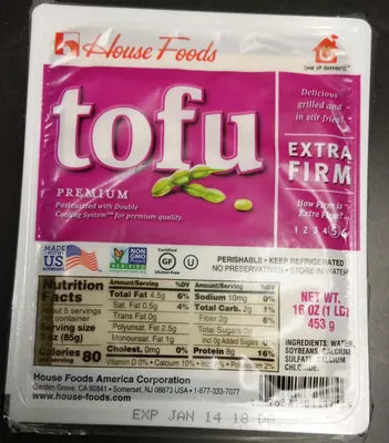 Premium tofu House Foods 16 oz, code 0076371011174
