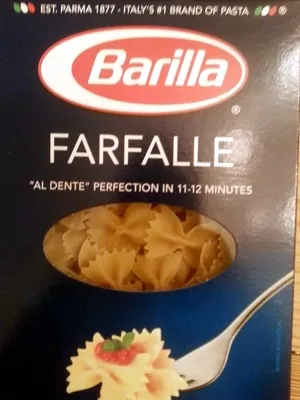 Farfalle pasta, enriched macaroni product Barilla, Barilla America  Inc. 1 LB, code 0076808501087