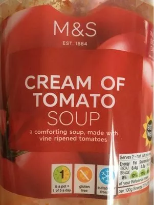 Cream Of Tomato Soup M&S 600 g, code 00772303